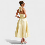 Effie - Vestido midi con escote en V