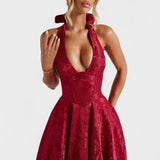 Effie - Vestido midi con escote en V