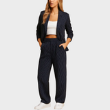 Annelies - Conjunto elegante de blazer y pantalones para mujeres