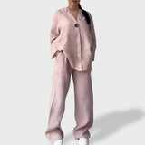 Letícia™ | Conjunto ligero de lino para el verano