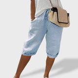 Mariana™ ｜ Pantalones Cortos Ligeros de Algodón y Lino