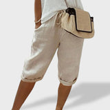 Mariana™ ｜ Pantalones Cortos Ligeros de Algodón y Lino