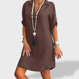 Vitória™ | Vestido de Lino de Verano