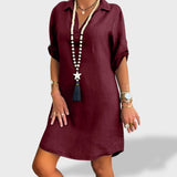 Vitória™ | Vestido de Lino de Verano