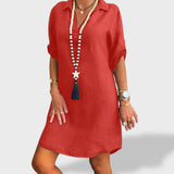 Vitória™ | Vestido de Lino de Verano