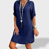 Vitória™ | Vestido de Lino de Verano
