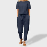 Helena™｜Conjunto de Verano – Lino y Algodón