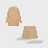 Maud | Conjunto elegante de camisas y pantalones de lino