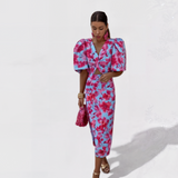 Lily - Vestido de Fuego Tropical