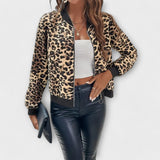 Raquel - Chaqueta Elegante de Estampado de Leopardo