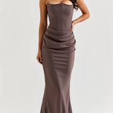 Esmeralda | Vestido largo Fiorella con corsé