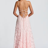 Francisa™ | Vestido Largo con Cuerpo de Encaje