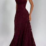 Francisa™ | Vestido Largo con Cuerpo de Encaje