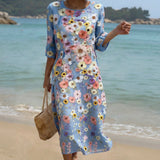 Mel | Vestido Midi Confortable y Elegante