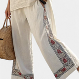 Amália| Elegante conjunto mediterráneo Daisy de lana