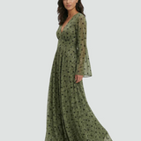 Vestido de verano largo clásico de playa para mujeres