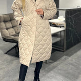 Beata | Abrigo acolchado reversible con forro de leopardo