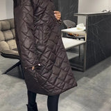 Beata | Abrigo acolchado reversible con forro de leopardo