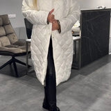 Beata | Abrigo acolchado reversible con forro de leopardo