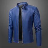 Miguel™ | Chaqueta de cuero estilizada para hombres motociclistas