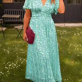 Sandra | Elegante vestido maxi con escote en V