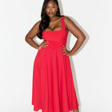 Amélia™ | Vestido Midi, Comprobado y Suave