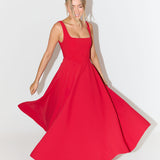 Amélia™ | Vestido Midi, Comprobado y Suave