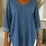 Maja - Camiseta de algodón vaquera eterna