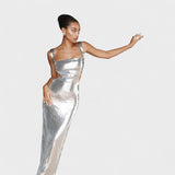 Vestido "Sparkle Silver" - Versión de Noche