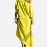 Camila | Vestido asimétrico elegante