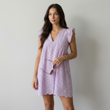 Elena Vestido Mini Bordado Inglés