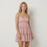 Luna Vestido Floral Volantes