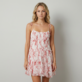 Luna Vestido Floral Volantes