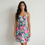 Camila Vestido Floral Cruzado